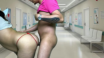 Preview 4 of Indan Xxnx Dawnlod - Que locura! La esposa de mi amigo hospitalizado se atrevi&oacute_ a follar en la sala del hospital!