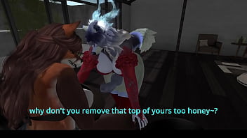Preview 2 of Milf Creampie Video - Sapphire&#039_s long day [second life] [Furry]