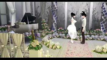Preview 1 of Meeting Boobs - Dragon Ball Porn Epi 26 La Boda de Goku y su Esposa Chichi muy romantico pero Termina en Netorare Esposa Follada como una Perra Marido Cornudo Dragon Ball Porn Hentai
