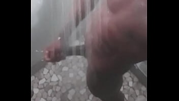 Preview 3 of Voyeur Spy Videos - Playing with cock in the shower