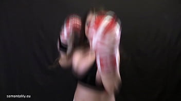 Preview 2 of Xxxbp Mp3 Dowhload - Big Breasts Teaching How To Fight Boxing