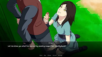 Preview 3 of Two Chut On One Body - Naruto Hentai - Naruto Trainer (Dinaki) [v0.17.2] Part 82 Outside Blowjob By LoveSkySan69