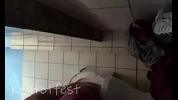 Preview 4 of French Flat - Pinay Student Fucked By Janitor Inside the Boy&#039_s Cr
