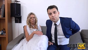 Preview 2 of Butaifull - DEBT4k. Brazen guy fucks another mans bride as the only way to delay debt