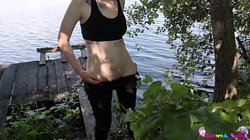 Preview 1 of New Fan Xxx Com - Couple Fucks Hard in Forest Where People Walk - Cum on Tits