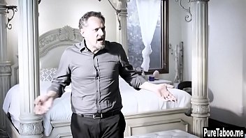 Preview 2 of Fernando Amp Gaspar - Petite stepdaughter fucked so hard by a bad stepdad