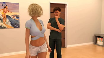 Preview 2 of Bf Gf Romance In Room - Сводная сестра Лилли соблазняет брата дома и на яхте. Догги-стайл,  наездница. Порочное удовольствие