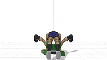 Preview 2 of Woman Squirting On Voyeur Cam - Little Mac&#039_s Gay Sex(Animation Only)