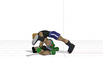Preview 3 of Woman Squirting On Voyeur Cam - Little Mac&#039_s Gay Sex(Animation Only)