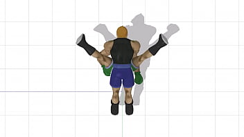 Preview 4 of Woman Squirting On Voyeur Cam - Little Mac&#039_s Gay Sex(Animation Only)
