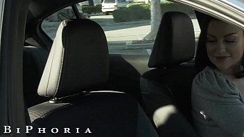 Preview 1 of Khallifa Sexcom - BiPhoria - Hot Uber Driver Joins Horny Gay Couple In Backseat