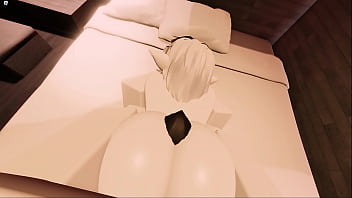 Preview 4 of Nayentara Xxx - Bunny Girl And Elf Girl Takes It Hard (Roblox RR34)