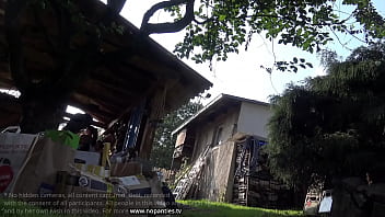 Preview 1 of Muslim Xxx Mobi - No Panties Mini Skirt Short Skirts Barbeque Party with Hot Tight Shaved Pussy Girls Outdoors