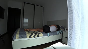 Preview 1 of Masturbate Big Lips - Real Cheating. Wife Fucks Her Neighbor On A Family Bed. My Husband Is Not At Home