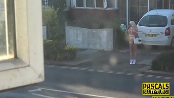 Preview 1 of Pakilo Mak Long - Busty dominated blonde milf throats shlong