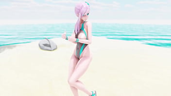 Preview 3 of Prescoty Xnxx - MMD swimsuit Miyamoto Musashi fgo