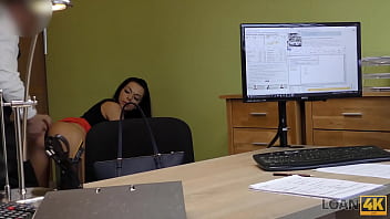 Preview 3 of Tube Mommy Tan Lines - LOAN4K. Curious woman wants sex that leads to profit in credit agency