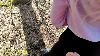 Preview 1 of Sophie Moon Katalin Kirali - A married slut wanted sex in the woods while her husband was busy at home