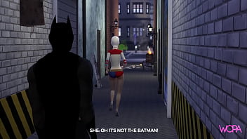 Preview 1 of Teen Girls Porn Videos - [TRAILER] Harley Quinn teasing batman until she gets the bat&#039_s big dick