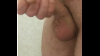 Preview 4 of Masturbate Tease To Pregnant - Me jacking off with close up cum shot