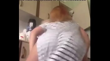Preview 3 of Hairy Shaving Barber - White girl twerk