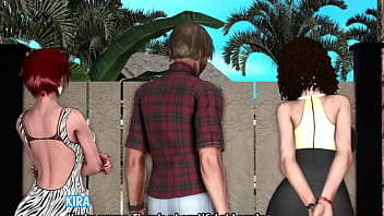 Preview 3 of Insident Sex Mom - Max&#039_s Life Temporada 3 Cap 165 - orgia con 3 MILFs