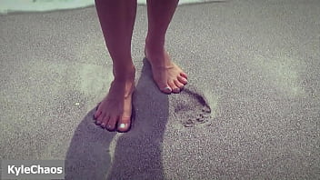 Preview 3 of Aala Wit Blk - Beach Feet Nicole Foxx