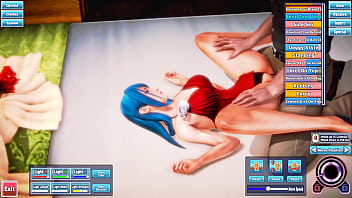 Preview 3 of 13 Year Hindi Vidio - Blue haired beauty gets fucked silly