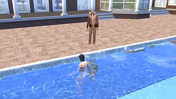 Preview 1 of Cfnm Loving Business Woboydy - step Daughter Helping step Father To Have A Long Time After My step Mother