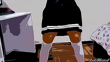 Preview 1 of Indian Boob Squirting - me Enga&ntilde_o Para Follarme por el Culo me dijo que eso Aumentar&iacute_a mis Nalgas y Mi Novio no sabe Parte 1 - Version Cartoon