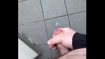 Preview 3 of Pornyyfox - Chubby Cumming In Public Toilet