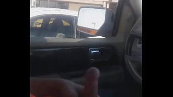 Preview 2 of Girl Like Touch Dick - Masturbating in public parking lot w/ cumshot #3