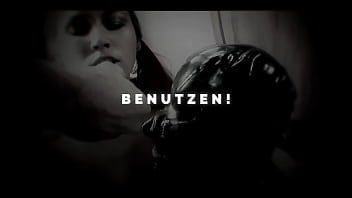 Preview 1 of Seachanak Kekil - Sklavenarschz&uuml_chtigung mit einem Flogger durch eine hei&szlig_e Dominatrix und Klammern an den Eiern