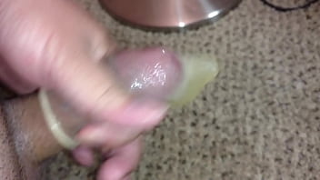 Preview 2 of Ice Cream In Pussy - Golden nectar and cum in another condom