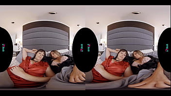 Preview 1 of The Unknown Msytery - VRHUSH Kayley Gunner and Jenna Noelle explore their fantasies