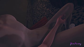 Preview 2 of Please I Cant - Yaoi Femboy - POV Otsuke masturbates and gets fucked on the porch of his house - Shemale Sissy Sex Video
