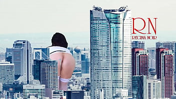 Preview 2 of Hd Xxxxx Chains 2018 - Wow! A giant lady without panties walks around the city. She&#039_s as tall as King Kong! Amazing show of a giantess! 3