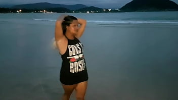 Preview 1 of Yumi Kazama Stepmom3 - Procurando dotado na praia do Guaruja. Encontrei Americano jogador de Basquete Clarkes Boutaine