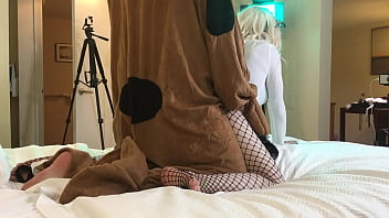 Preview 2 of Moms Tits Out - Scooby Doo Fucks Hot Blonde TS
