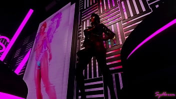 Preview 2 of Clarissa And Nikita Filipino - Erana welcome you to Cyberpunk with her horsecock