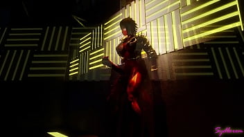 Preview 4 of Clarissa And Nikita Filipino - Erana welcome you to Cyberpunk with her horsecock