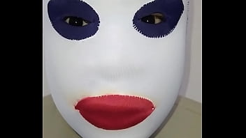 Preview 4 of Japanese Super Juicy - Zentai Blackout contact lens blind eye  porn
