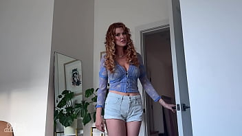 Preview 1 of 18 Years Wite Watar - Big booby redhead housesitter breaks the rules while my step mom was gone!!