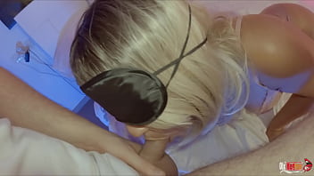Preview 2 of Zarin Sex - I put a mask on my stepmother&#039_s eyes so that she wouldn&#039_t understand that I fucked her mouth,  pussy and came in her ass.