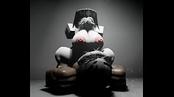 Preview 1 of 3dd Xxx - Monja cabalga BBC de culturista