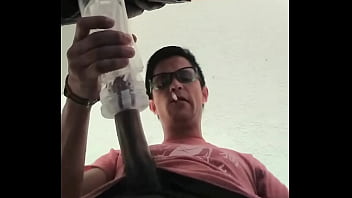 Preview 2 of Saina Pron - Cute mexican boy wanks and smokes