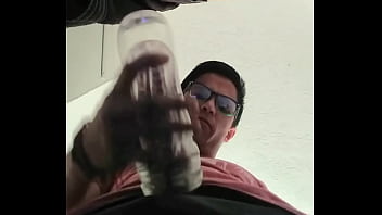 Preview 4 of Saina Pron - Cute mexican boy wanks and smokes