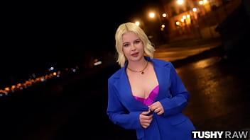 Preview 1 of Master Watch - TUSHYRAW Blonde Bombshell Eliz Enjoys Some Late Night Anal Action