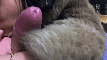 Preview 3 of Lola Myluv Tommy Deer - Preview- MilfyCalla- Face fuck, cum play and masturbation while wearing a fur coat and long red boots ep 211