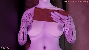 Preview 1 of Footage Incest - Futa Widowmaker x Raven